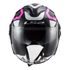 Capacete LS2 OF570 Verso Marker Black Pink 2